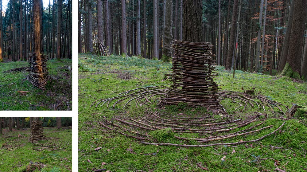 Land Art Achim Booth – Wald 4